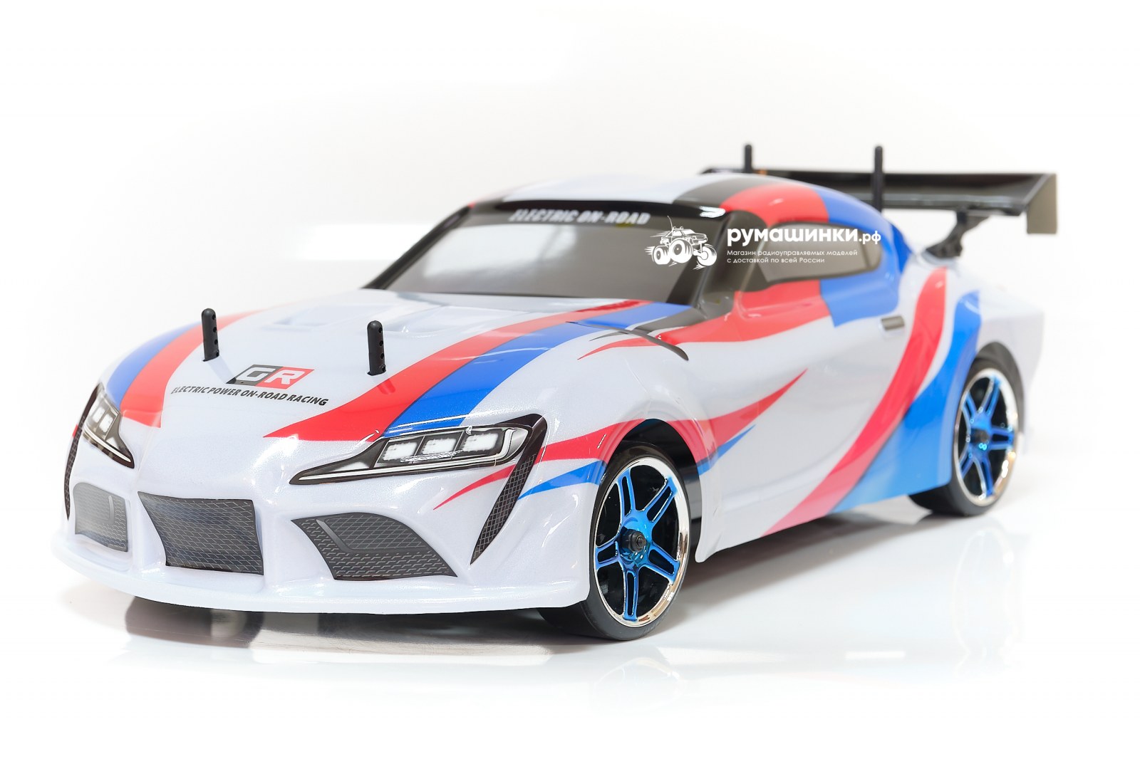 Радиоуправляемая машина для дрифта HSP Flying Fish 1 Pro 4WD RTR масштаб  1:10 2.4G (Кузов Toyota Supra) 94123PRO/SP02 Купить с доставкой